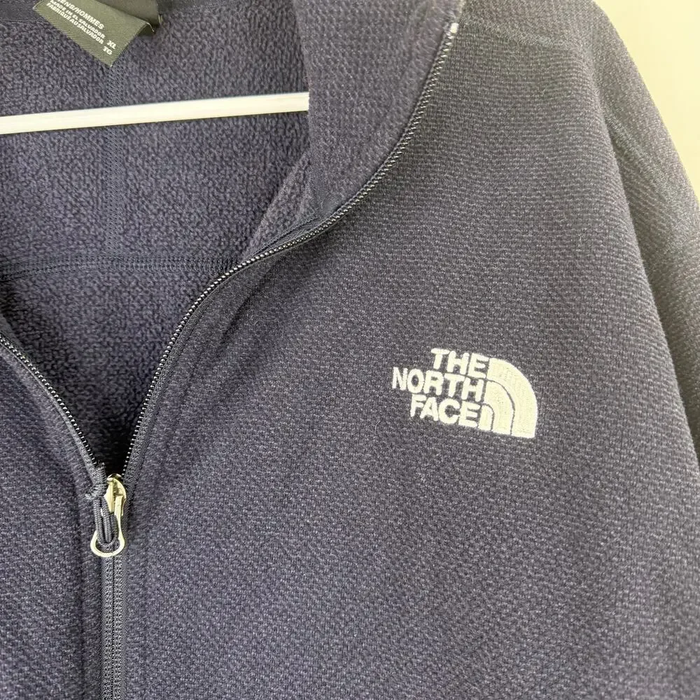 The North Face Men's Navy Blue Half Zip Pullover Sweater Size XL